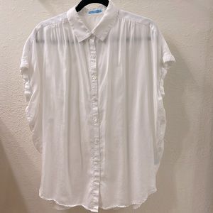 J.McLaughlin Top Size L White Button Down.